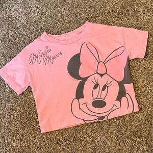 Disney Minnie Mouse Pink Short Sleeve Tee